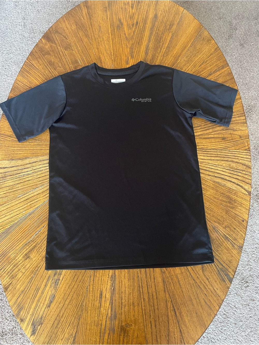 Columbia Black Short Sleeve Performance Tee Kids Size L 14/16